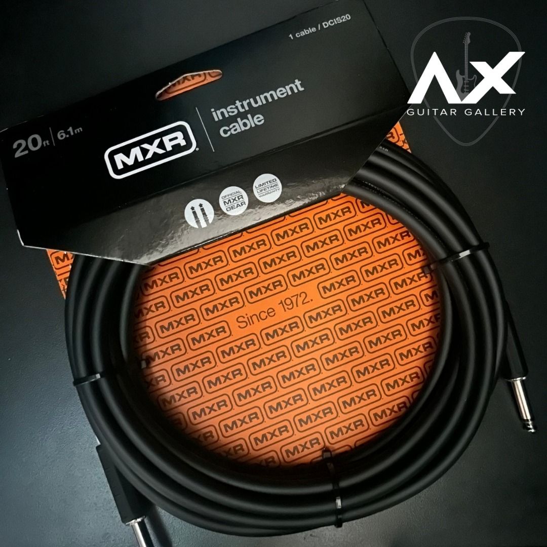 MXR DCIS20 Standard Straight to Straight Instrument Cable (Category: Musical Instruments) located in Binmaley. Submitted by axguitargallery (Listing ID 1349643682, Image 2). Description: MXR instrument cables are designed by musicians for musicians with tone and durability in mind. These cables are designed to translate the right tonal harmonics from pickups that enable both guitars and basses to sound big and rich, whether acoustic or electric. 