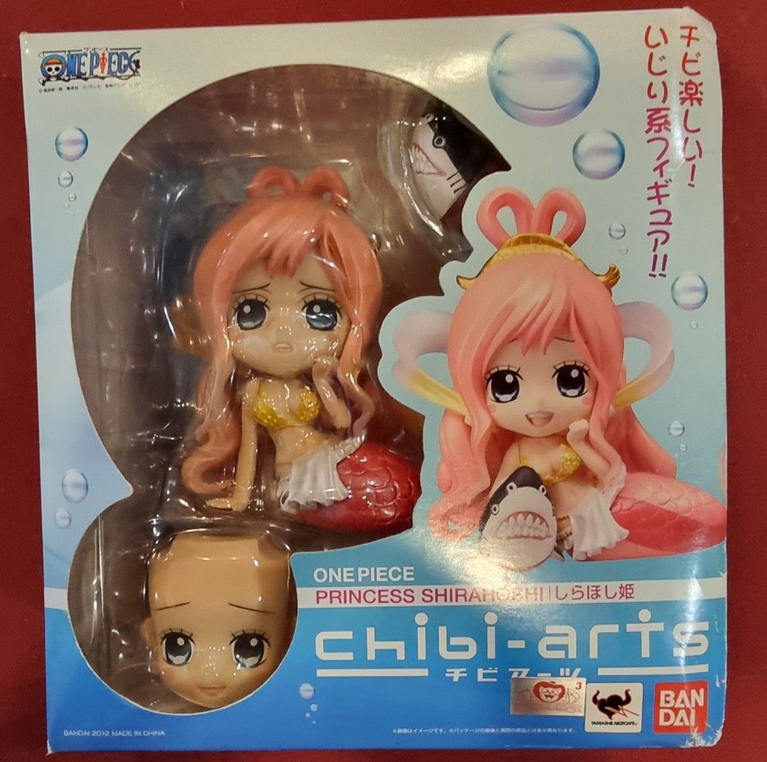 One Piece - Megalo - Shirahoshi - Chibi-Arts (Bandai) Anime figure figurine mermaid nendoroid size (Category: Toy Figures) located in Singapore. Submitted by singapore_best_priced_figures (Listing ID 1349577656, Image 1). Description: Brand new unopened, misb. Please refer to pics for box condition (Corner Dented) Courier +$10 next working day delivery / $5 (2-3 days) Self collect @425600 for Meetup weekdays @ Ubi mrt, weekend @ Eunos Mrt Feel fr