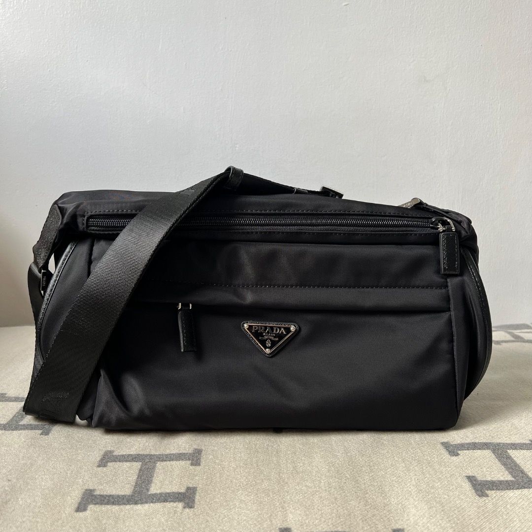 Prada Nylon Saffiano Shoulder Sling Bag (Category: Luxury Bags & Wallets) located in Antipolo. Submitted by chanchimj (Listing ID 1349586280, Image 1). Description: .