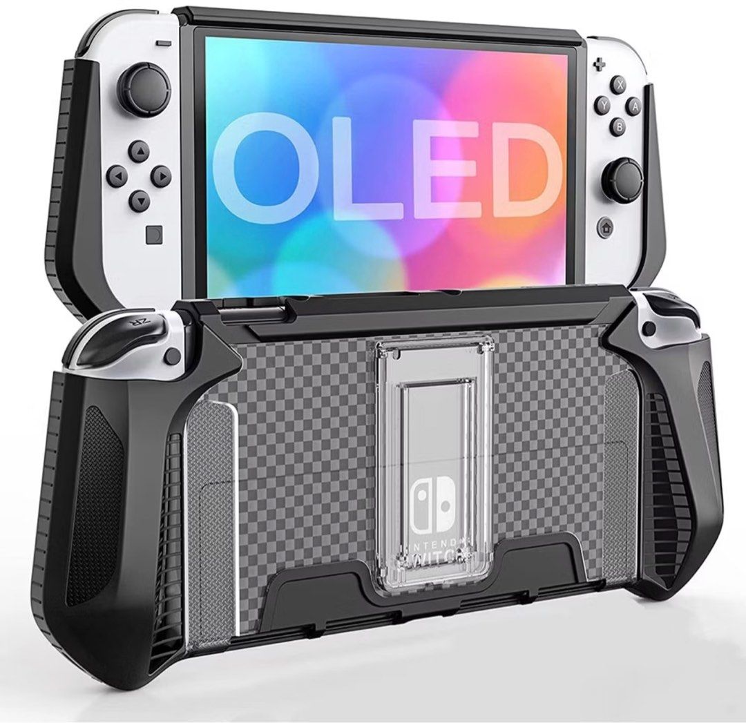 Protection Case For Nintendo Switch OLED Case with Fixed Stand TPU Protective Shell NS Switch OLED Cover (Category: Cases & Covers) located in Baguio. Submitted by rndonlineshop (Listing ID 1349692172, Image 1). Description: Protection Case For Nintendo Switch OLED Case with Fixed Stand TPU Protective Shell NS Switch OLED Cover 🏷️₱350+SF(to be shouldered by buyer) ✔️ For Nintendo Switch OLED ✔️With Stand ✔️BRANDNEW Package: ✔️Case ✔️BoX #nintend