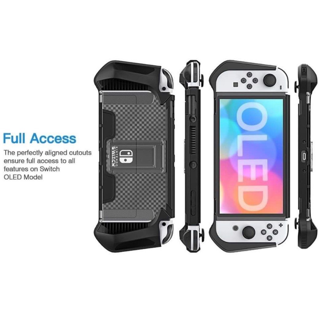 Protection Case For Nintendo Switch OLED Case with Fixed Stand TPU Protective Shell NS Switch OLED Cover (Category: Cases & Covers) located in Baguio. Submitted by rndonlineshop (Listing ID 1349692172, Image 2). Description: Protection Case For Nintendo Switch OLED Case with Fixed Stand TPU Protective Shell NS Switch OLED Cover 🏷️₱350+SF(to be shouldered by buyer) ✔️ For Nintendo Switch OLED ✔️With Stand ✔️BRANDNEW Package: ✔️Case ✔️BoX #nintend