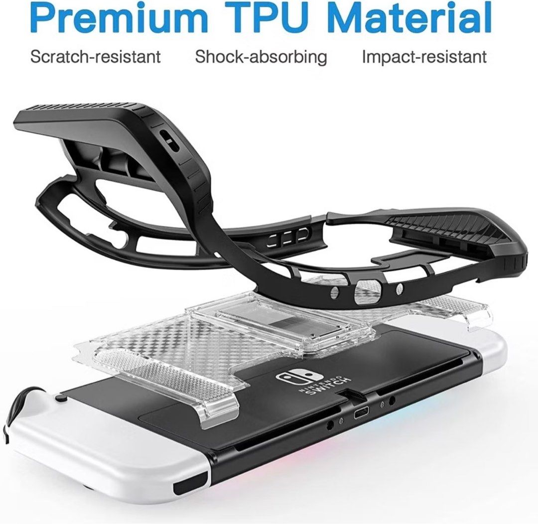 Protection Case For Nintendo Switch OLED Case with Fixed Stand TPU Protective Shell NS Switch OLED Cover (Category: Cases & Covers) located in Baguio. Submitted by rndonlineshop (Listing ID 1349692172, Image 3). Description: Protection Case For Nintendo Switch OLED Case with Fixed Stand TPU Protective Shell NS Switch OLED Cover 🏷️₱350+SF(to be shouldered by buyer) ✔️ For Nintendo Switch OLED ✔️With Stand ✔️BRANDNEW Package: ✔️Case ✔️BoX #nintend