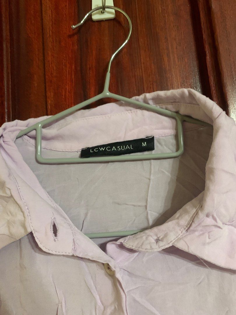 Purple Longsleeves Polo (Category: Longsleeves) located in Batac City. Submitted by dycluttersthings (Listing ID 1349698152, Image 3). Description: Size: XL-XXL see through good for cover up please manage your expectations your size, your responsibility MOD: JNT MOP: GCASH (payment first) buyer shall shoulder the sf.