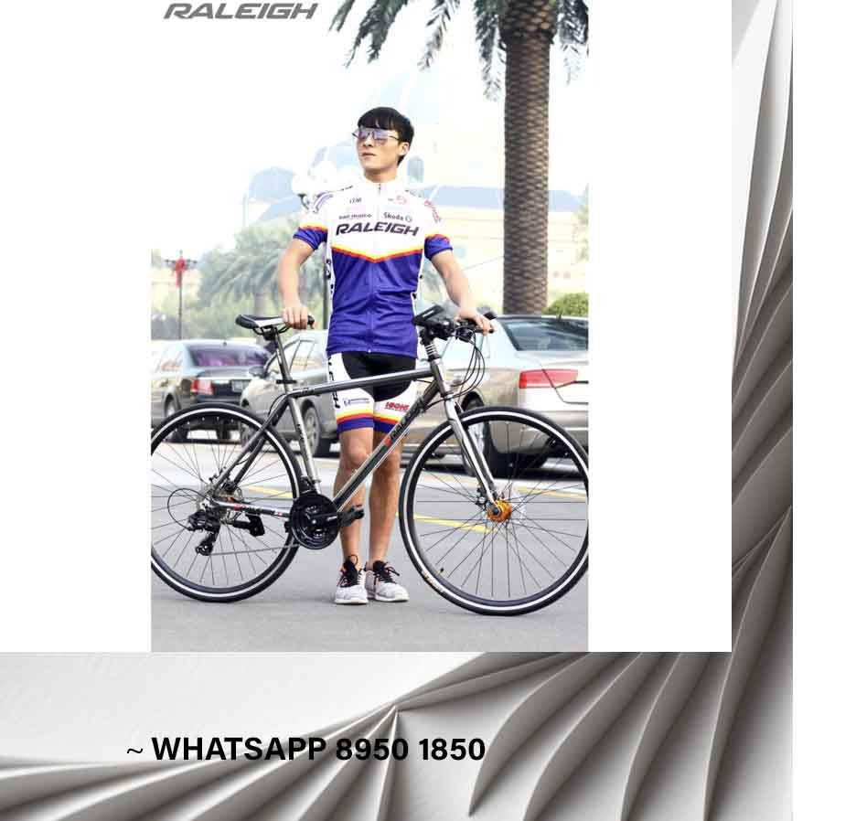 Raleigh R9 : 26 Inch 24 Speed Bike Road Bicycle Hybrid Bike Straight ...