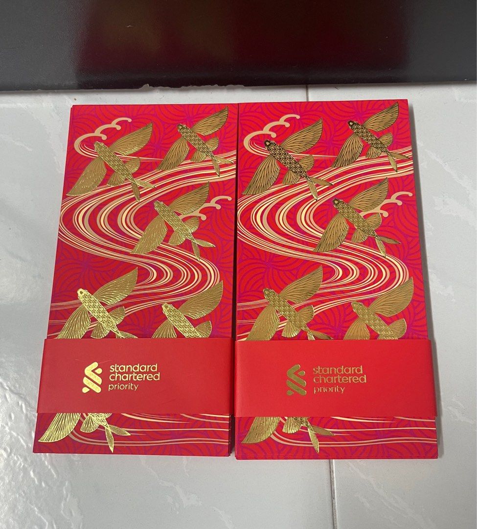 SCB red packets / SCB priority red packets / Standard chartered red ...