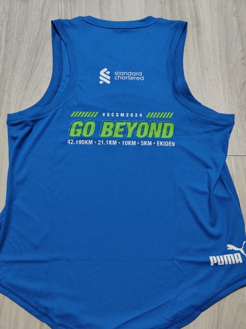 SCSM 2024 Marathon Race Singlet (Category: Activewear) located in Singapore. Submitted by gohml.jasmine (Listing ID 1349667602, Image 2). Description: Brand new with tag.