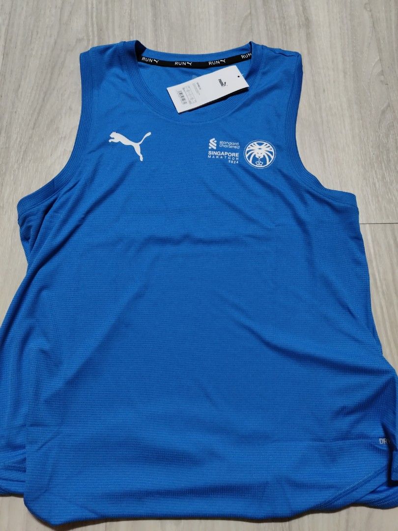 SCSM 2024 Marathon Race Singlet (Category: Activewear) located in Singapore. Submitted by gohml.jasmine (Listing ID 1349667602, Image 1). Description: Brand new with tag.