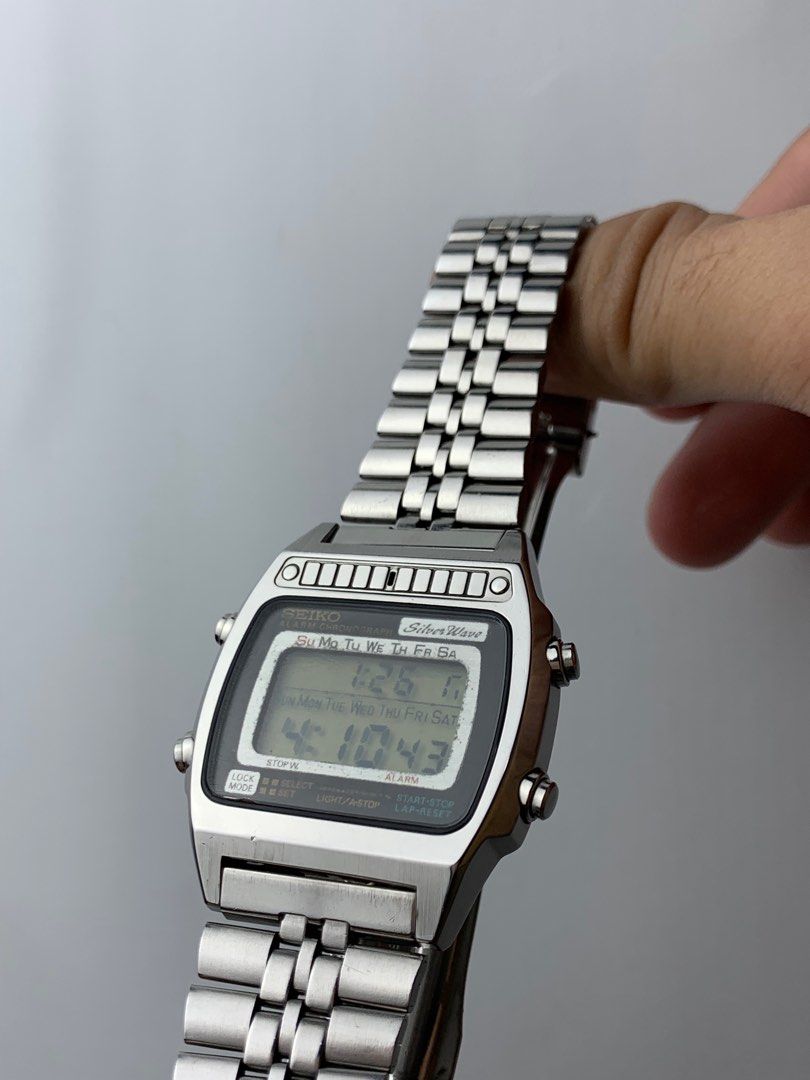 SEIKO SILVERWAVE A257-5020 VINTAGE, Fesyen Pria, Jam Tangan di