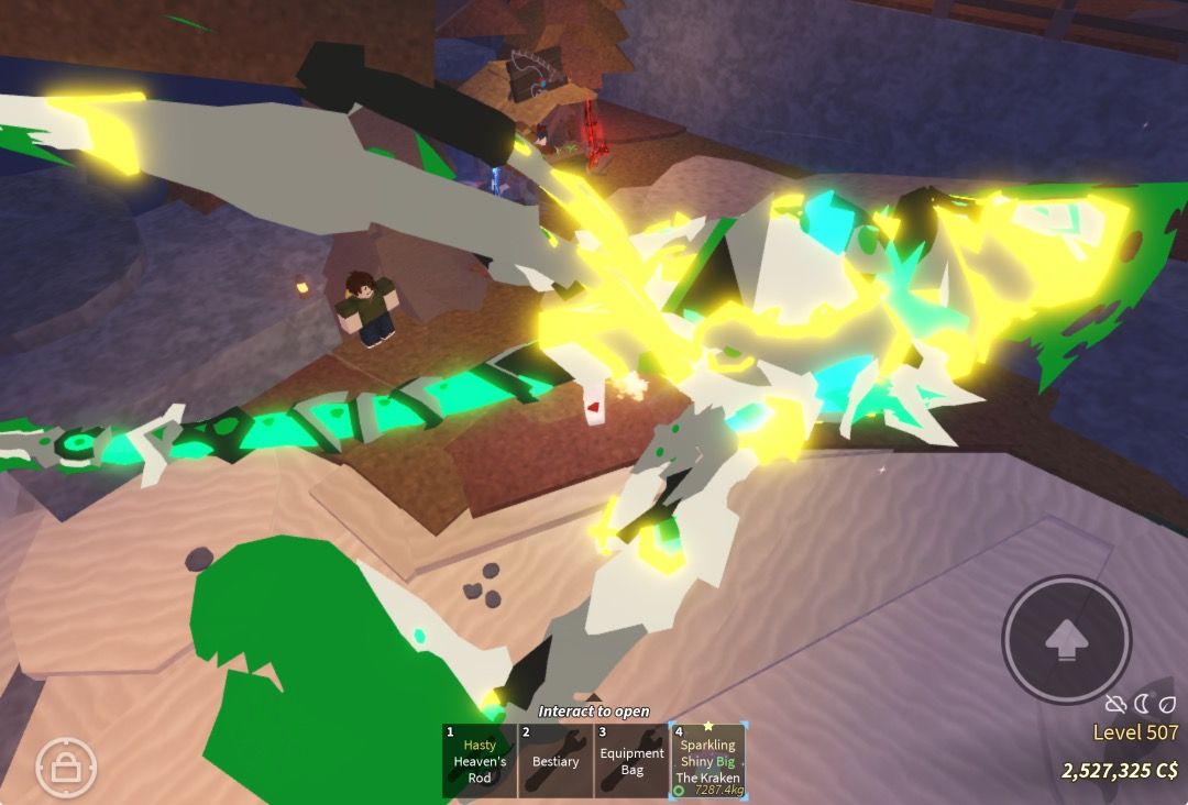 Fisch (Shiny Sparkling Big kraken), 電子遊戲, 遊戲機配件, 遊戲禮物卡及帳戶- Carousell