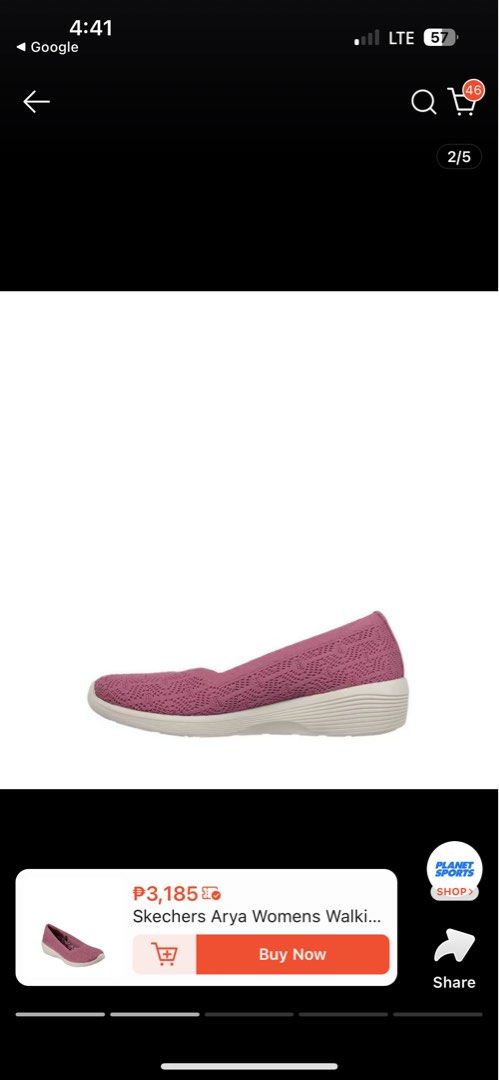 Skechers Arya walking shoes (Category: Sneakers) located in Las Pinas. Submitted by latresor (Listing ID 1349638447, Image 2). Description: Brandnew never been used. Only tried on since its small.