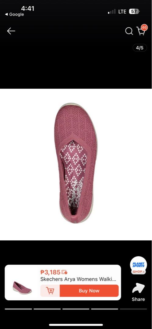 Skechers Arya walking shoes (Category: Sneakers) located in Las Pinas. Submitted by latresor (Listing ID 1349638447, Image 3). Description: Brandnew never been used. Only tried on since its small.