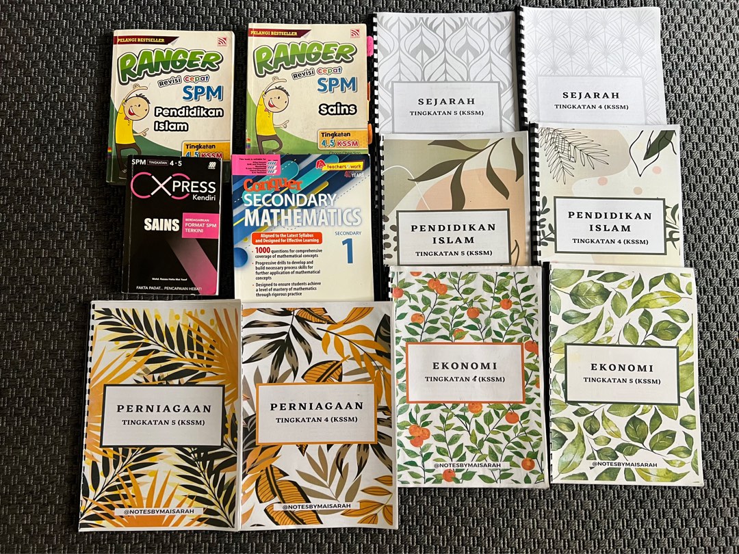 SPM Notes ( All in 1 price), Hobbies & Toys, Books & Magazines ...