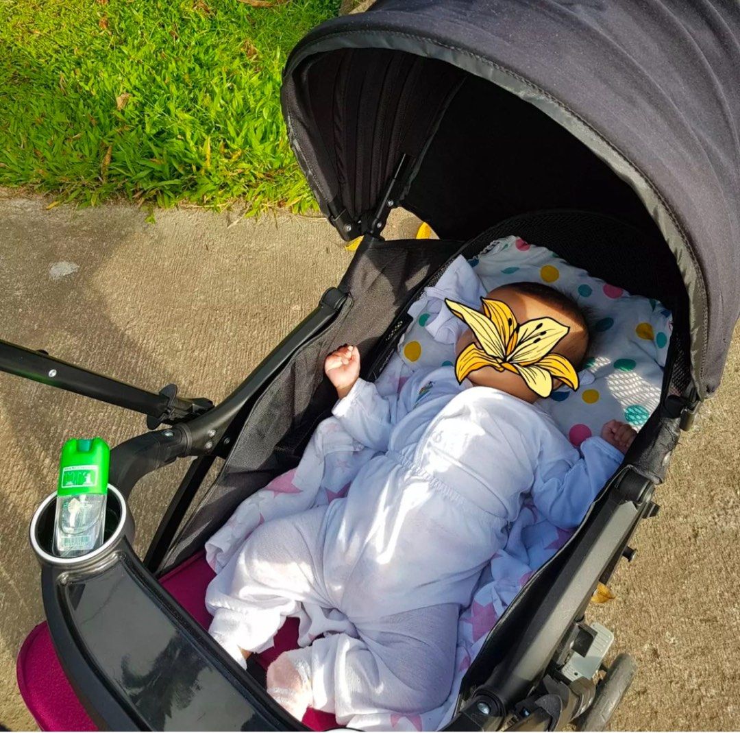 Stroller (Category: Strollers) located in Manila. Submitted by fridaydeleon (Listing ID 1349627725, Image 3). Description: Giant Carrier Stroller Sage VGUC 9/10 . ✔Foldable ✔Reversible Handle ✔Removable Front Tray with Cup Holder ✔Adjustable Foot Rest ✔Multi-reclining position ✔Five Point Seat Harness ✔Cup Holder ✔Bottom Basket ✔Color : Red ✔Good for newborn to 2 years old Original Price 4,700.