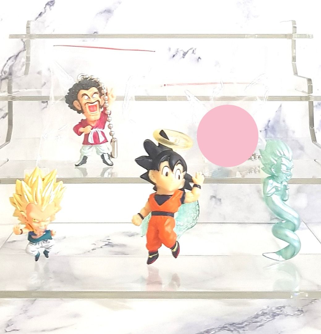 Take All Dragon Ball UDM Gashapon Keychain Figures Goku Gotenks Satan ...