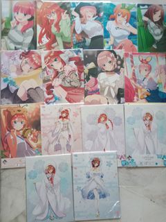 5 Dessins sur shikishis The Quintessential Quintuplets par nekoo_draw