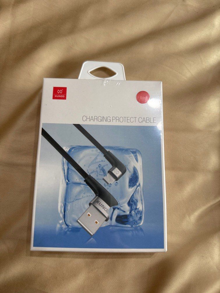 Type C Cable (Category: Chargers & Cables) located in Singapore. Submitted by nexstar (Listing ID 1349608593, Image 1). Description: 1.2M, Red colour.