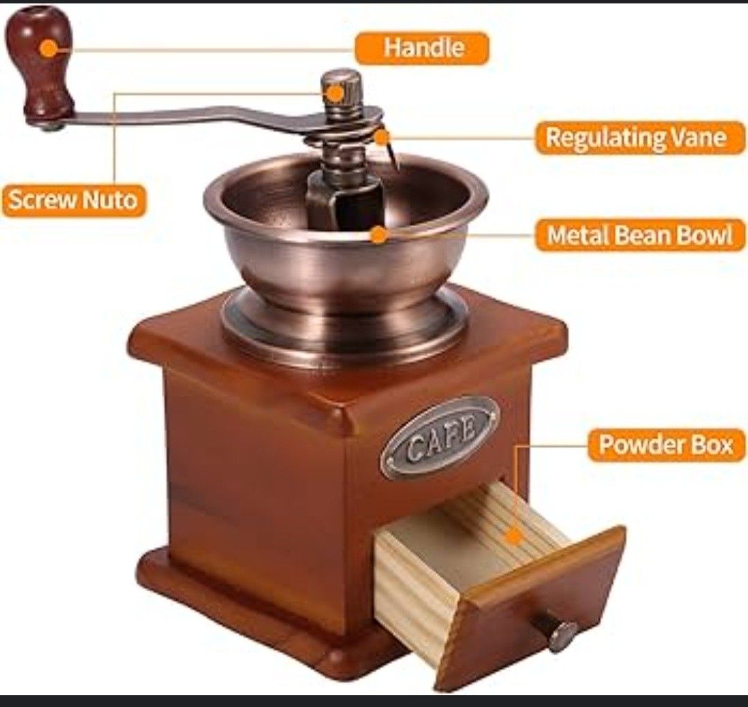 Vintage Coffee pepper Grinder (Category: Coffee & Tea Tableware) located in Davao. Submitted by bravemoon_556cd5 (Listing ID 1349744043, Image 1). Description: free sf we ship nationwide gcash or bank account payment mode.