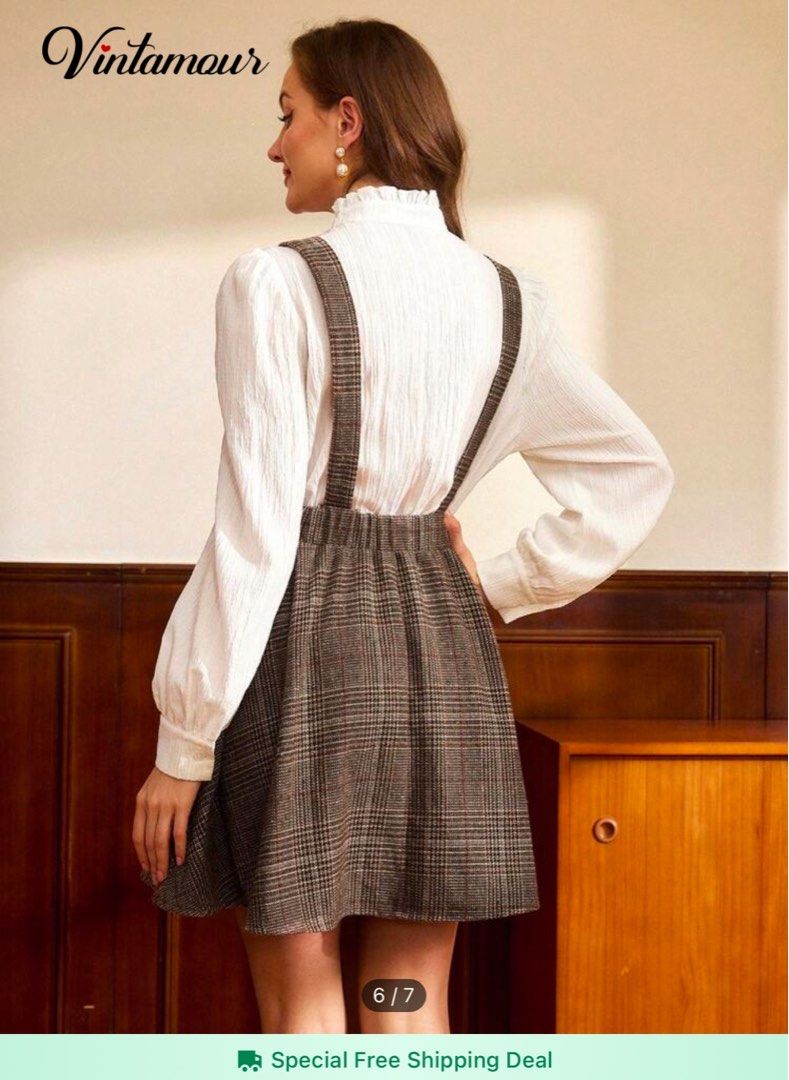 Vintage jumper dress (Category: Dresses) located in Taguig. Submitted by Whopper (Listing ID 1349605382, Image 3). Description: No inner included.