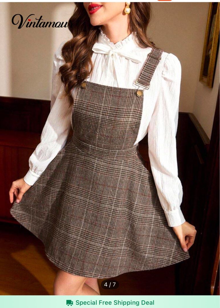 Vintage jumper dress (Category: Dresses) located in Taguig. Submitted by Whopper (Listing ID 1349605382, Image 2). Description: No inner included.