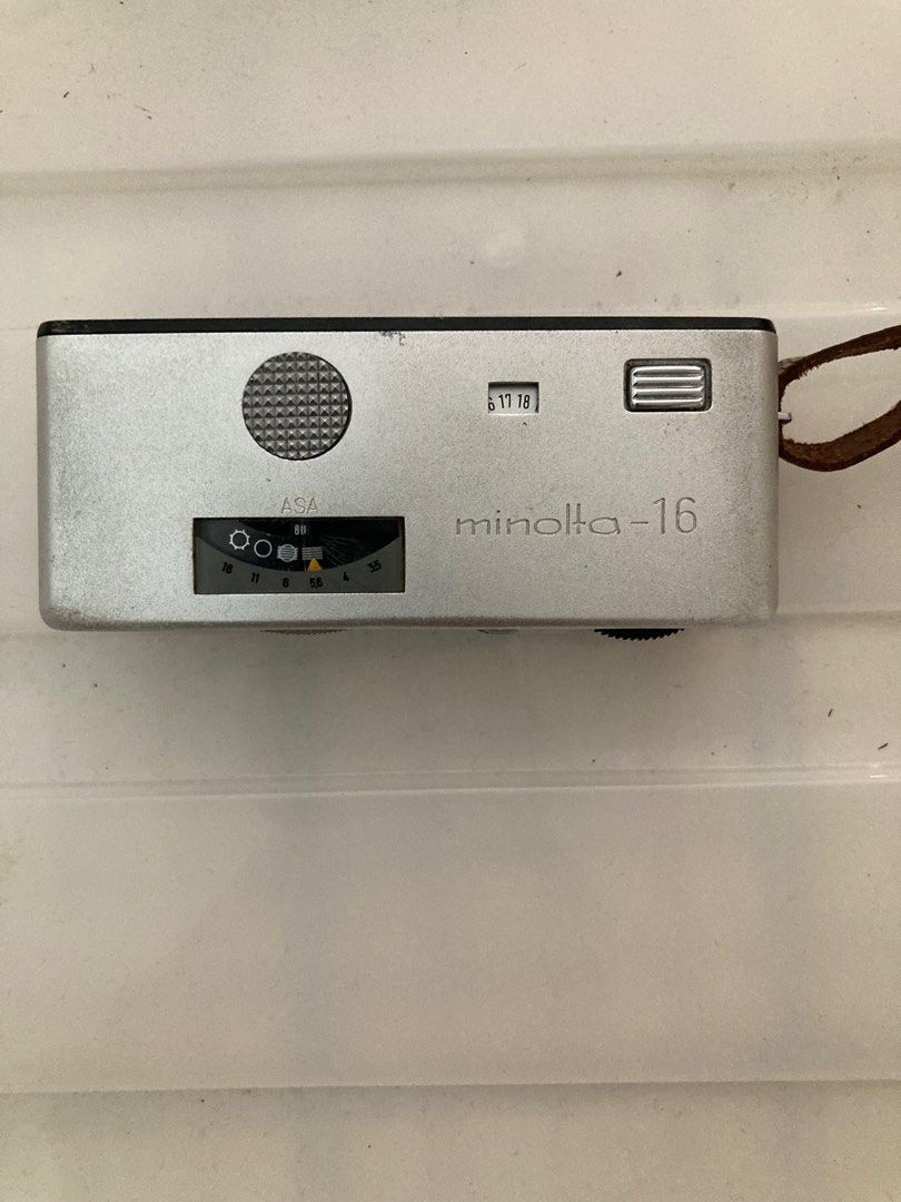 VINTAGE Minolta16 (Category: Cameras) located in Manila. Submitted by declutter4el (Listing ID 1349634656, Image 3). Description: Used only a few times . Then Stored for years . Shutter button still works !👍 W case . .