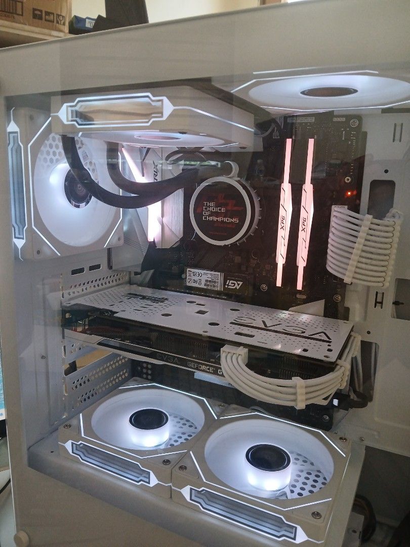White and Black GAMING PC, Computers & Tech, Desktops on Carousell