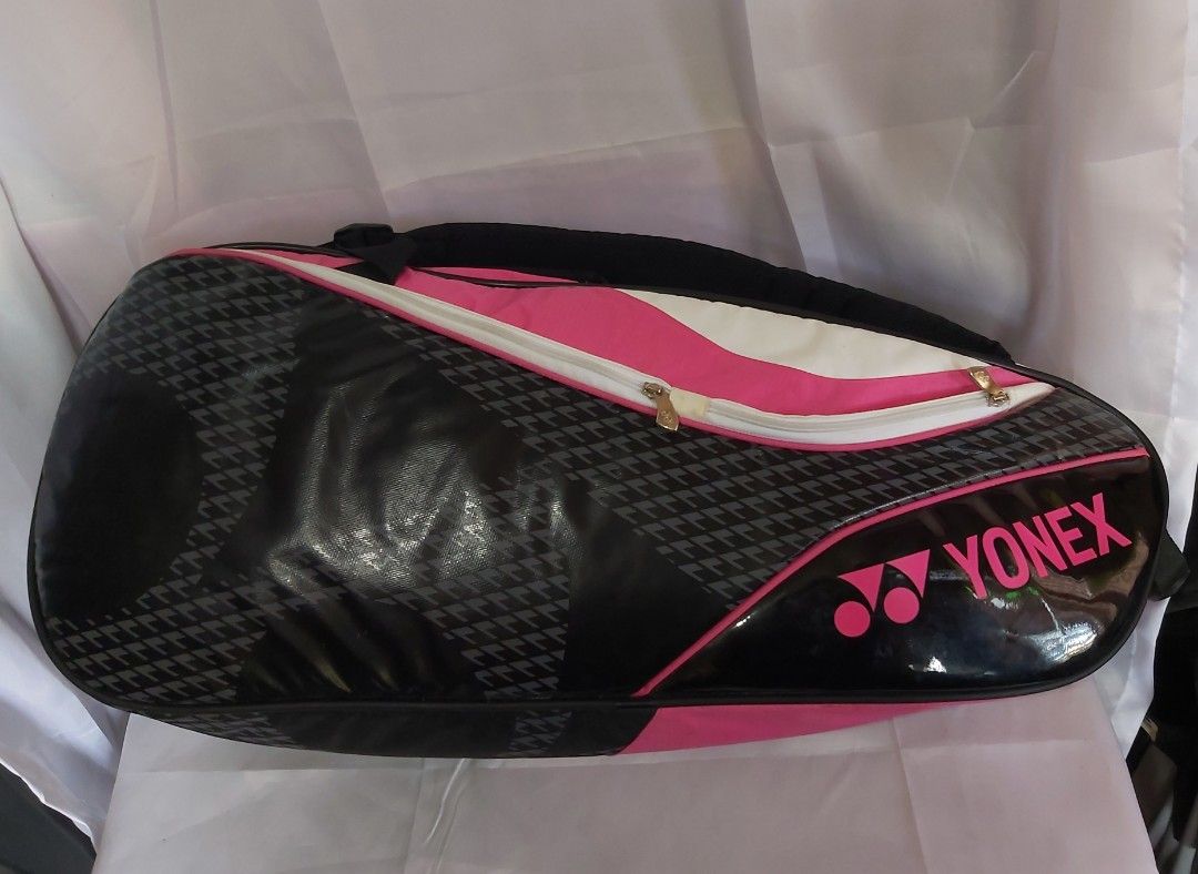 Yonex tennis bag (Category: Backpacks) located in Davao. Submitted by bae214214 (Listing ID 1349554014, Image 1). Description: Yonex bag P1,650 Large size Very excellent color and condition No issue, perfect color pa. at malinis pa..