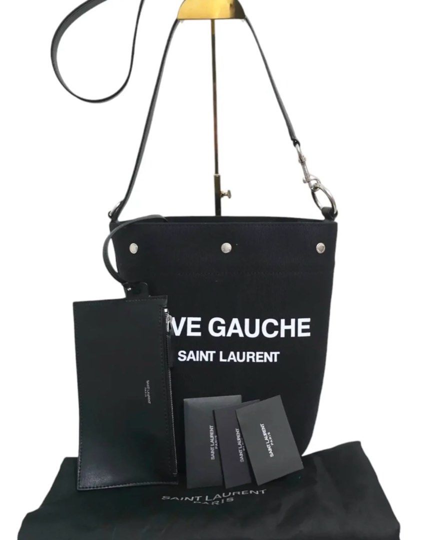 YSL Rive Gauche (Category: Luxury Bags & Wallets) located in Binan City. Submitted by mcsolis (Listing ID 1349669685, Image 1). Description: Bucket/Sling Bag In good condition With dust bag, care cards, and pouch From 🇯🇵 surplus/ukay. NGA. What you see is what you get. .