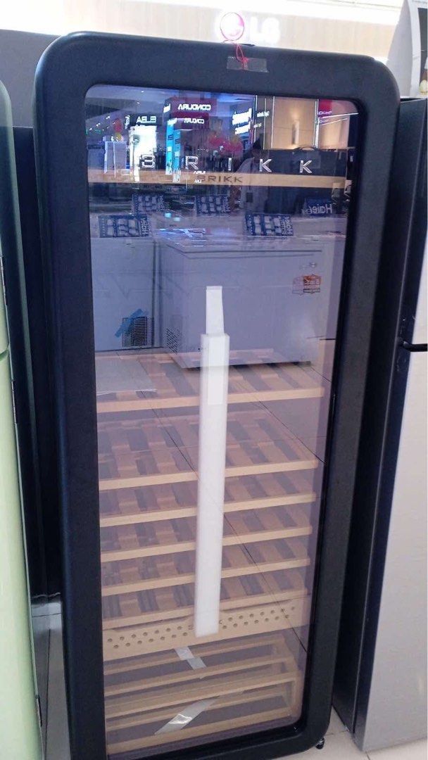 BRIKK WINE COOLER (Category: Refrigerators and Freezers) located in Quezon City. Submitted by annys.online (Listing ID 1349905944, Image 2). Description: BRIKK WINE COOLER Interior made with anti-bacterial material Quiet energy-saving compressor Humidity control technology Digital temperature control LED display 180° door opening Flexible wine shelf 50’s retro style Power: 230V a.c. 60Hz, 110W 1-year Warranty on Parts & Service Bhwc208lbk 7.3 cu 