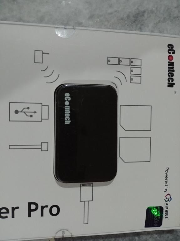 ECOMTECH TOASTER PRO WIFI MEDIA SERVER -LAN PORT AND INTERNET SHARING ...