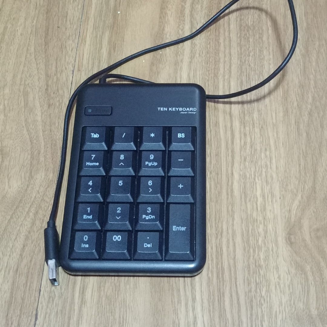 ELECOM NUMERIC KEYPAD (Category: Computer Keyboard) located in Makati City. Submitted by nyxhemera26 (Listing ID 1349913412, Image 1). Description: ELECOM NUMERIC KEYPAD 📌LAST PRICE POSTED 📌PAYMENT FIRST POLICY (BPI, GCASH) NO COD, NO COP 📌 NO RUSH DELIVERY. ITEMS WILL BE PACKED ONLY AFTER PAYMENT 📌ACTUAL PHOTOS POSTED 📌LALAMOVE, GRAB, J&T C/O BUYER 📌SURPLUS ITEM, PLEASE MANAGE YOUR EXPECTATIONS.
