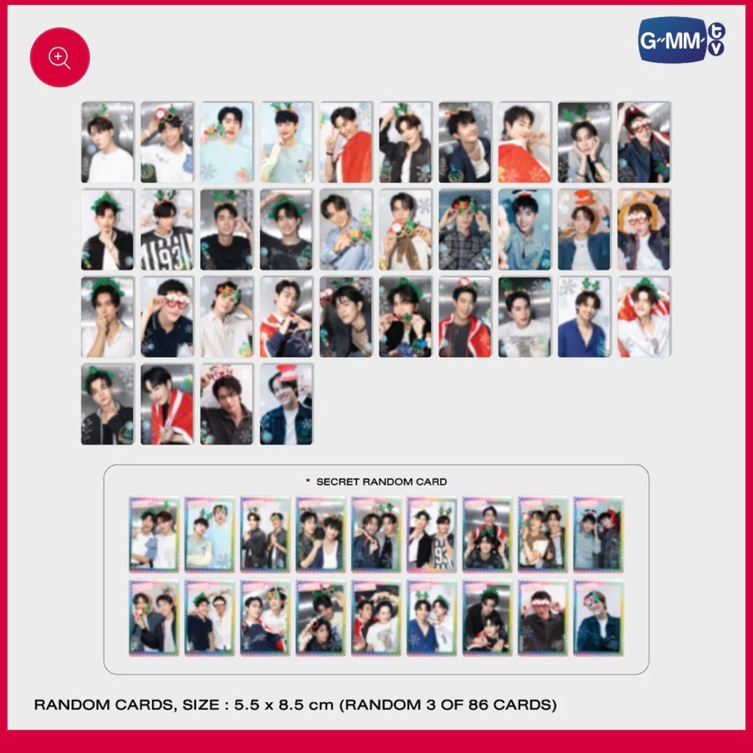 GMMTV Osaka 日本大阪聖誕隨機卡小卡BOYS COLLECTIBLE RANDOM