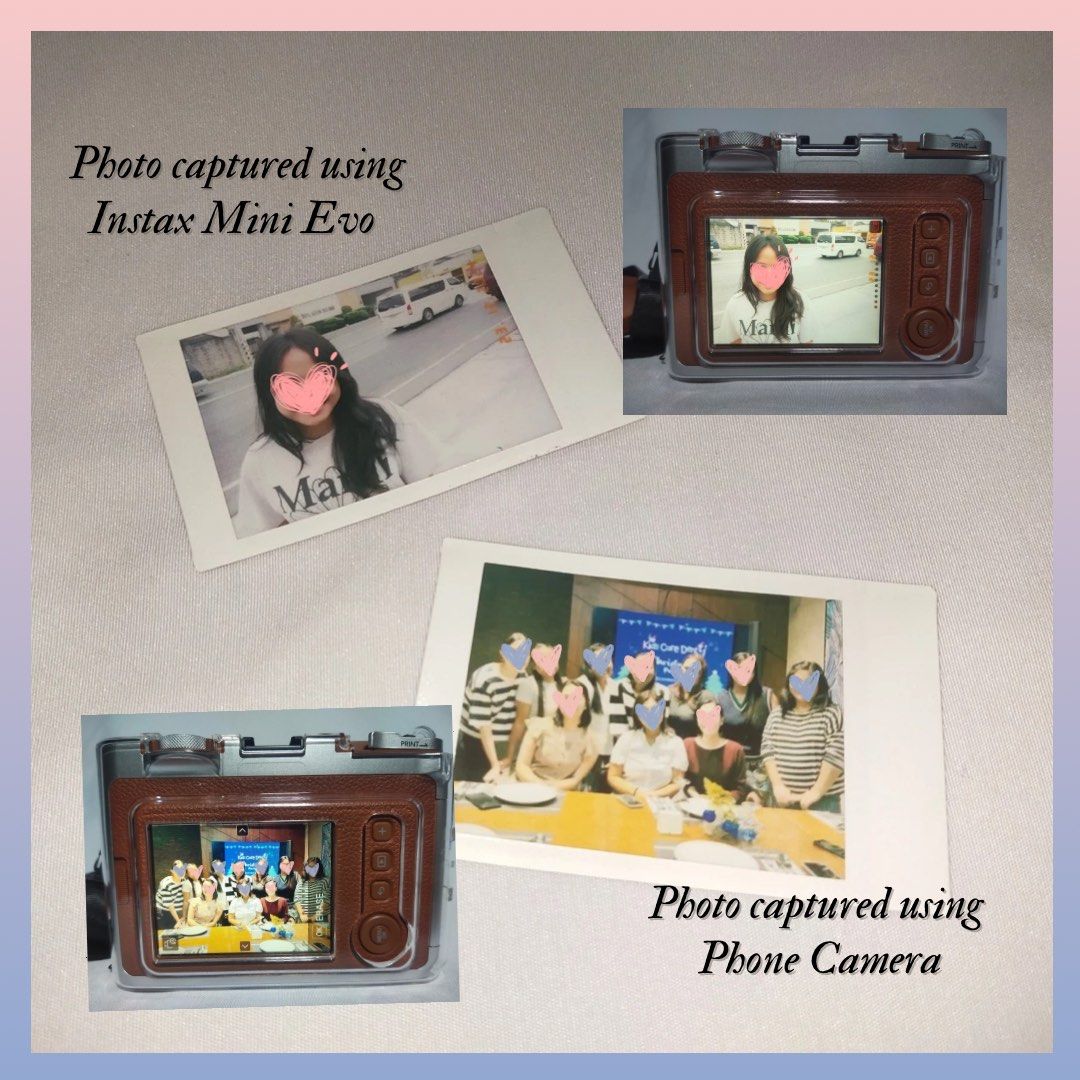 Instax Mini Evo for Rent (Category: Cameras) located in Pasay City. Submitted by czaaaaaaa_dc (Listing ID 1349880358, Image 3). Description: Instax Mini Evo For Rent: 1-3 days - 400/day 4-7 days - 350/day Plus 600/10 films. Requirements: ✅ Must give 2 valid IDs ✅ Profile link of 2 active socmed ✅ 6k security deposit ✅ Home address ✅ Active mobile number ✅ Signed contract Security deposit will be given back once Instax is safely given back. Deduct