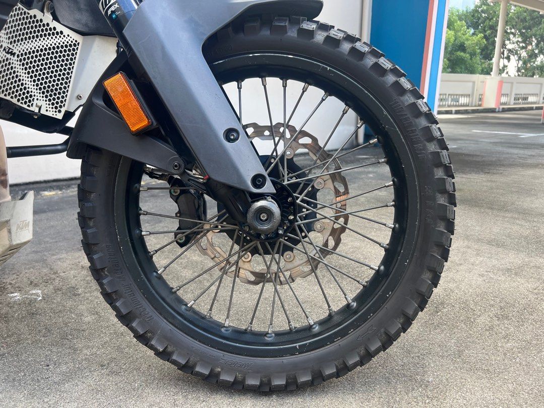 KTM 390 ADVENTURE SPOKE WHEELS ORIGINAL FREE TIRES Motorcycles Motorcycle Accessories on Carousell