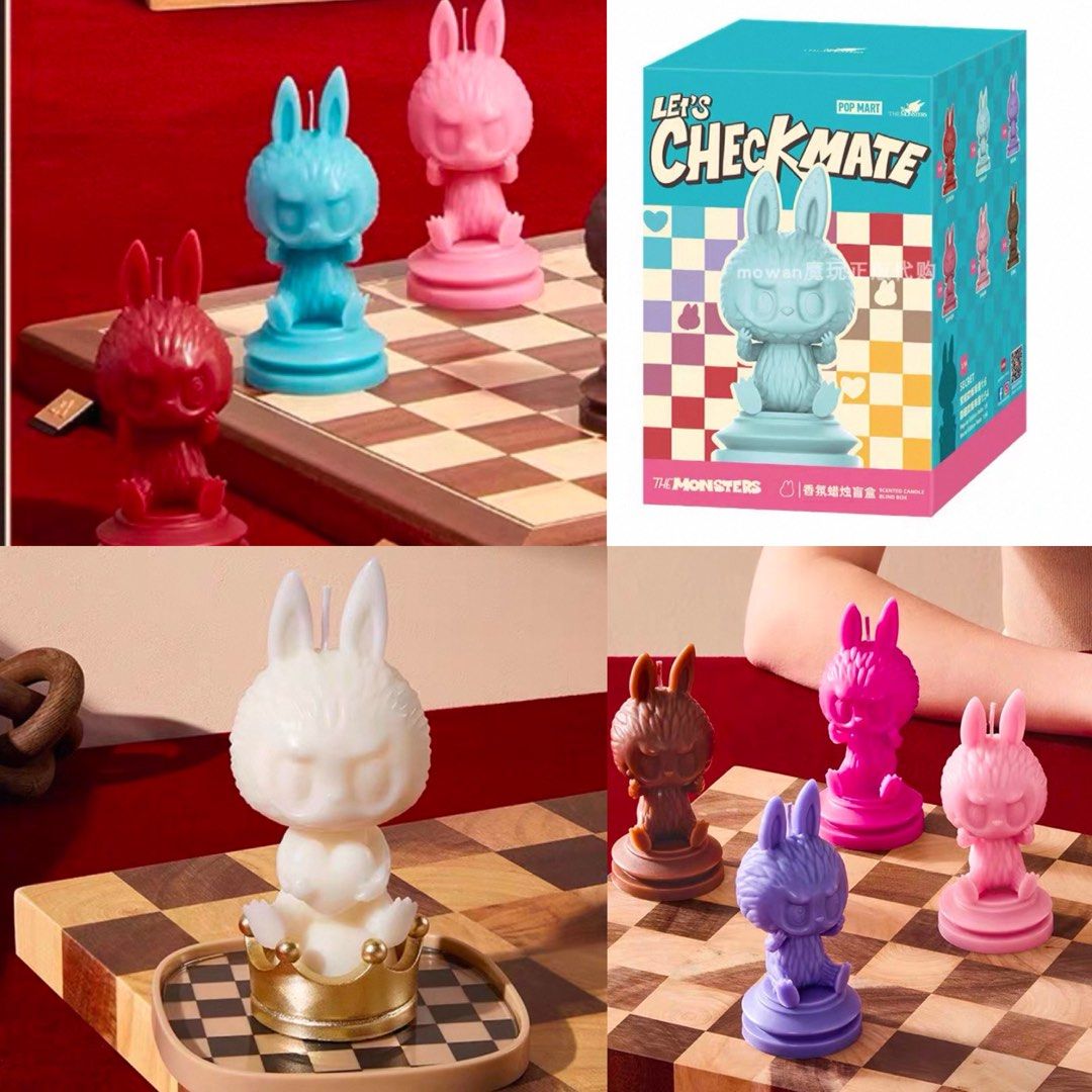 LABUBU THE MONSTERS LETS CHECKMATE POPMART SERIES / FULL SET