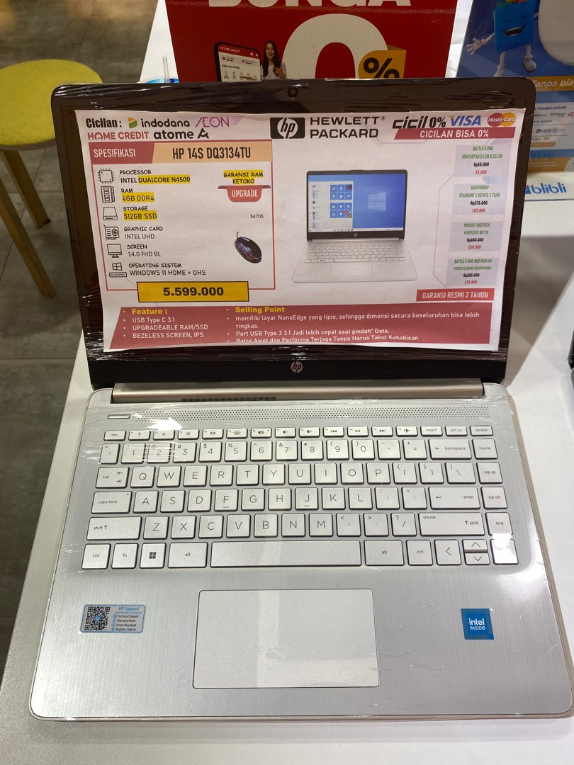 Laptop Hp bisa cicilan home credit, Elektronik, Komputer, Laptop di
