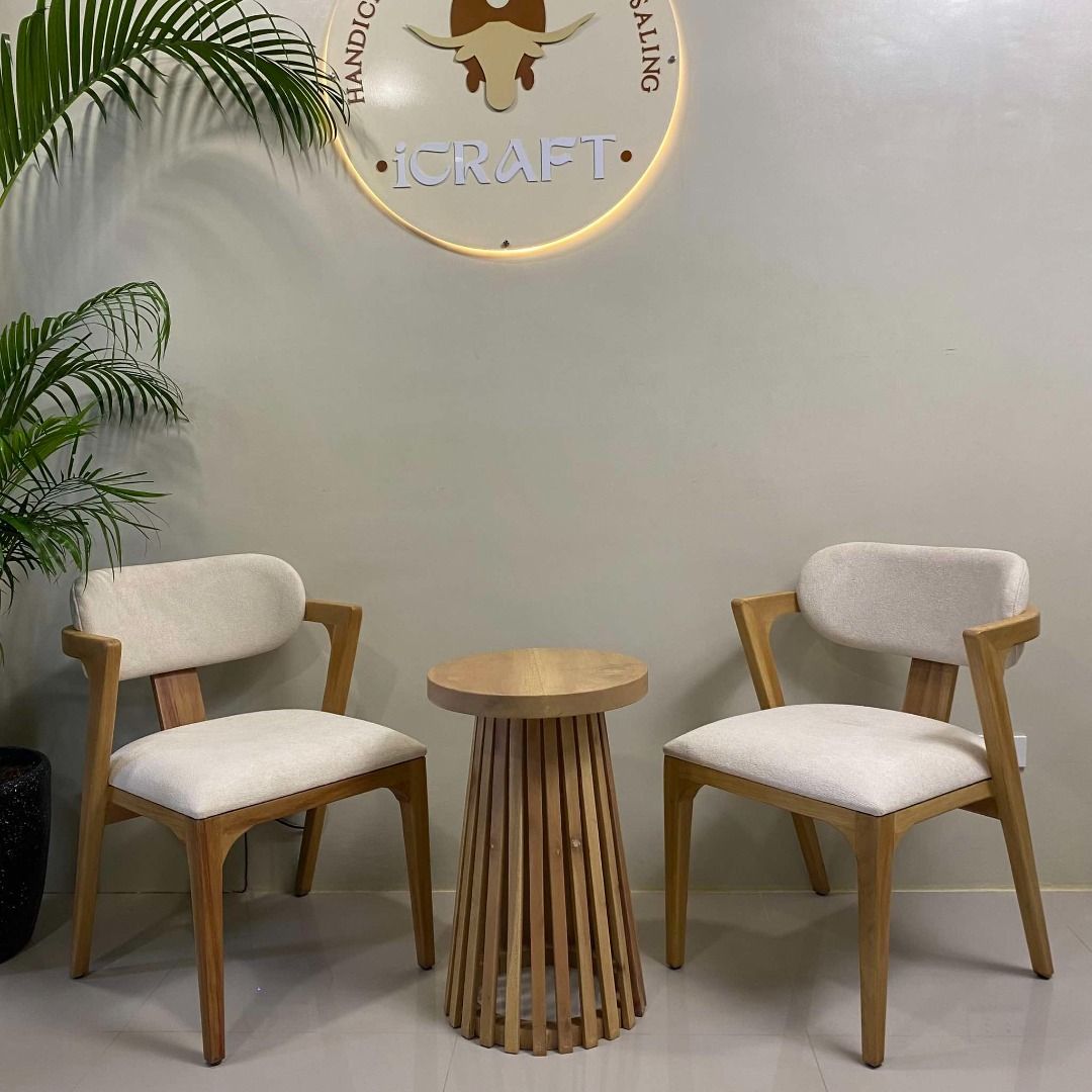 "Mahogany Coffee Table Set" (Category: Chairs) located in Pasig City. Submitted by icraft_handicraft (Listing ID 1349792603, Image 1). Description: 📍 Visit Us: Address: #31 Lot 7 Block 9 F. Legaspi St., Maybunga, Pasig City Waze Pin: 31 Francisco Legaspi, Pasig Contact Persons: Aya or Chris ☎️ (02) 7121 0756 🕒 Store Hours: Monday to Saturday 10:00 AM - 7:00 PM .