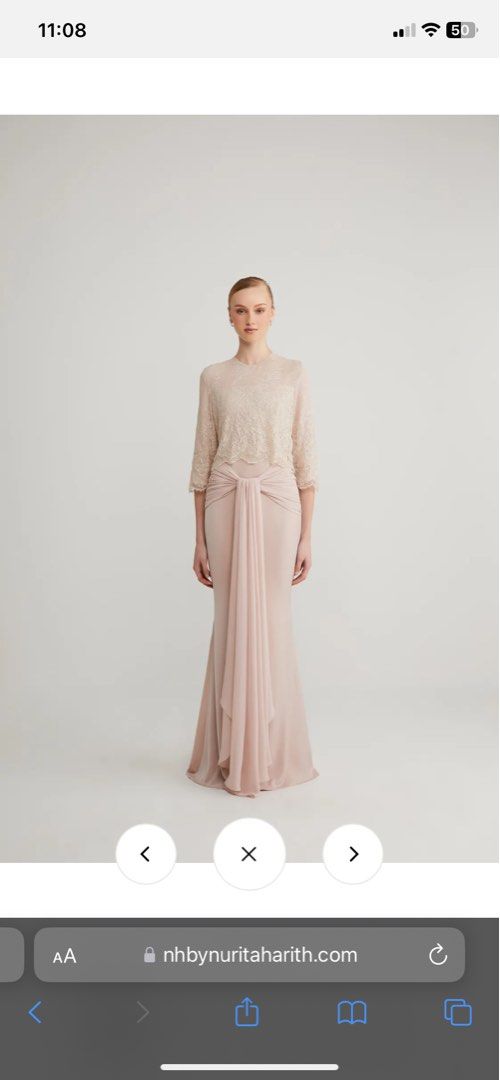 NH by Nurita Harith OLIE - DUSTY BLUSH (Category: Baju Kurung & sets) located in Singapore. Submitted by makingscents (Listing ID 1349887141, Image 1). Description: NH by Nurita Harith Bought direct from NH website but it’s too big (I’m UK6 and this fits UK8) BNIB and unworn .