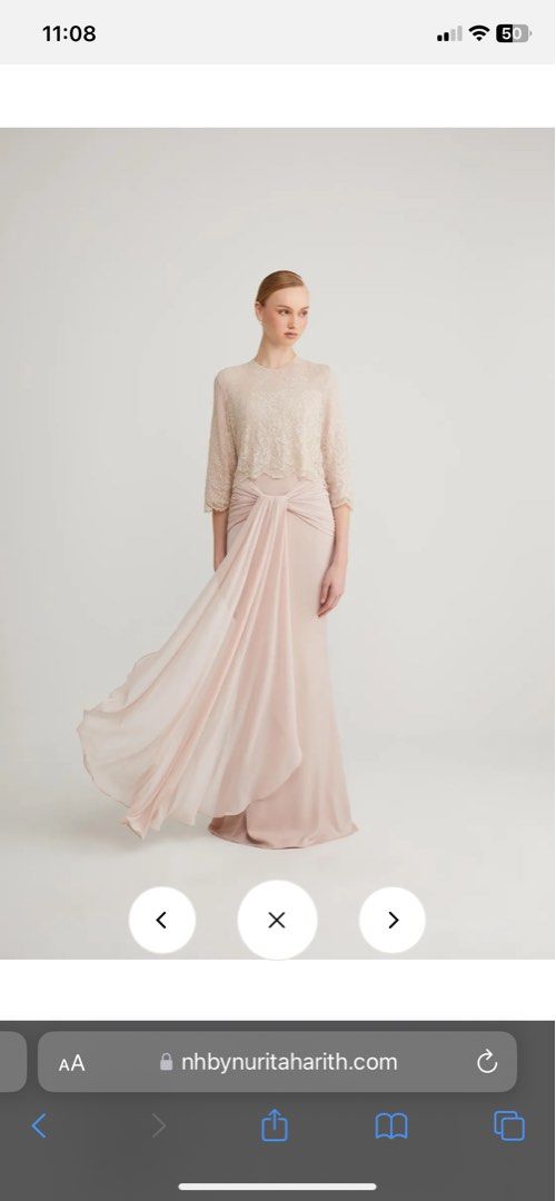 NH by Nurita Harith OLIE - DUSTY BLUSH (Category: Baju Kurung & sets) located in Singapore. Submitted by makingscents (Listing ID 1349887141, Image 2). Description: NH by Nurita Harith Bought direct from NH website but it’s too big (I’m UK6 and this fits UK8) BNIB and unworn .