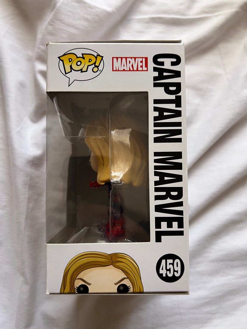 Original Funko POP! Avengers Captain Marvel (Category: Designer & Blind Box Toys) located in Manila. Submitted by she.curate (Listing ID 1349771045, Image 2). Description: - Never been opened - Good as brand new - No flaws or scratches - Open for negotation - MOP: GCASH/BDO only .