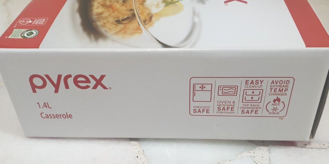 Pyrex Borosilicate Glass Bakeware 1.4L65074406653570111