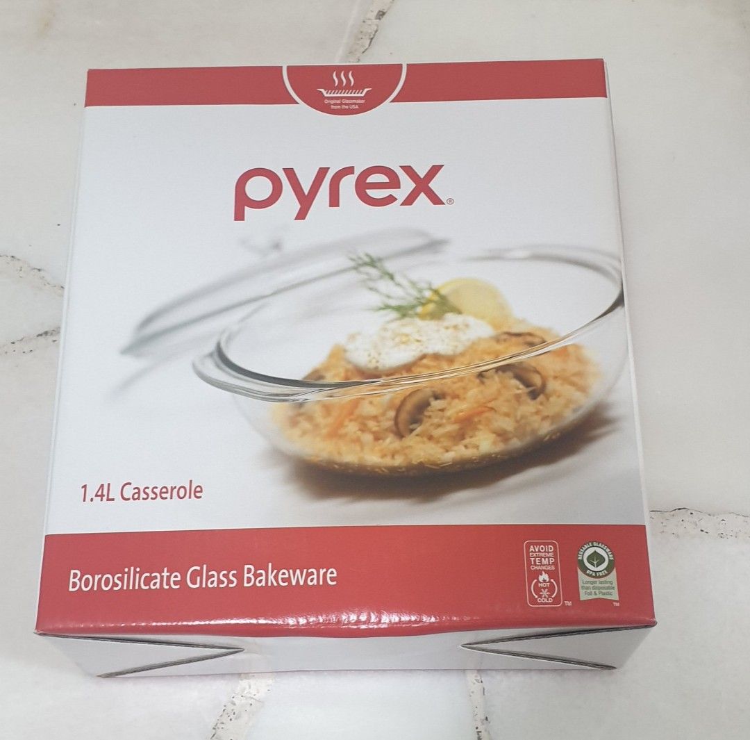 Pyrex Borosilicate Glass Bakeware 1.4L