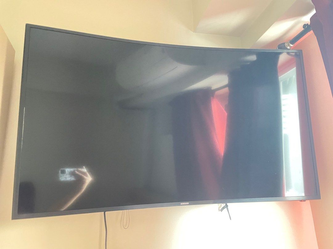 SAMSUNG CURVED (NEGOTIABLE) (Category: TV) located in Manila. Submitted by jen_888 (Listing ID 1349892876, Image 3). Description: SAMSUNG CURVED TV 📺 49 Inches 📺UA-49MU6300GXXP SAMSUNG 49 CURVED UHD LED TV 📺SIGMA BR-8208 TILT MOTION / DUAL ARM •NEGOTIABLE •ORIG PRICE: 39,690.00 •PURCHASED DATE: OCT. 5, 2017 •No Box DM for inquiries📩 .