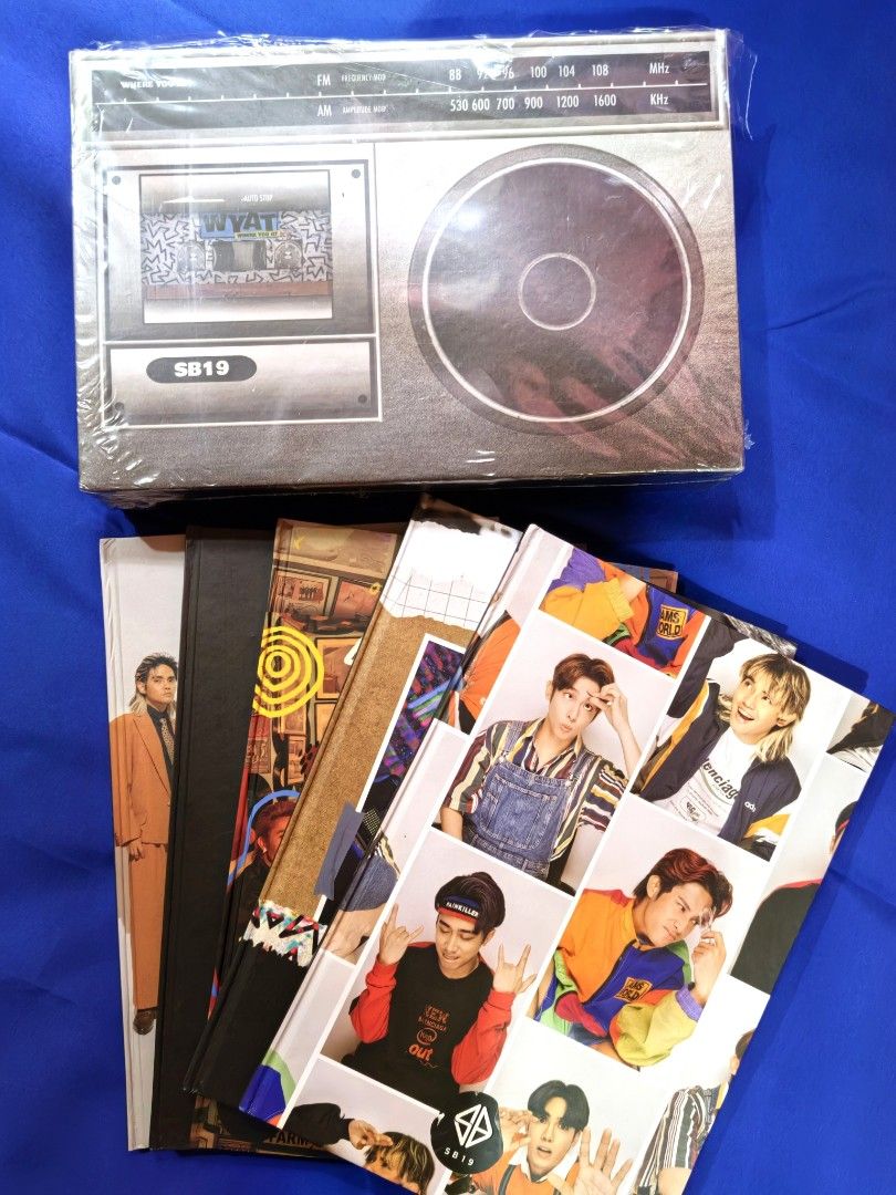 SB19 WYAT PHOTOBOOKS (Category: Magazines) located in Manila. Submitted by ladybugreader (Listing ID 1349842912, Image 1). Description: No Official Photocard included Orig.Price P2,499 + 200plus SF Selling for only P1,900 with freebies---> Unofficial Random + Bias Photocards Meet up at malls/other public establishments for Zamboanga City Buyers thru Gcash, J&T.