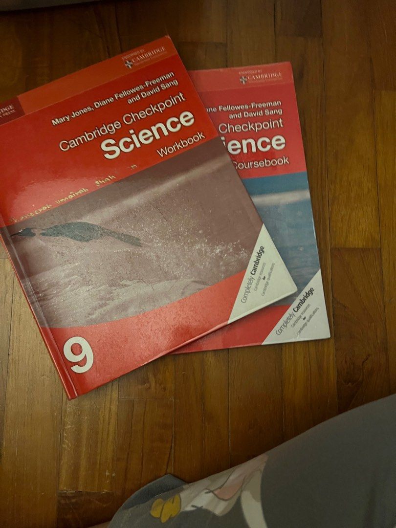Science Year 9 Cambridge Checkpoint Workbook and Textbook, Hobbies ...