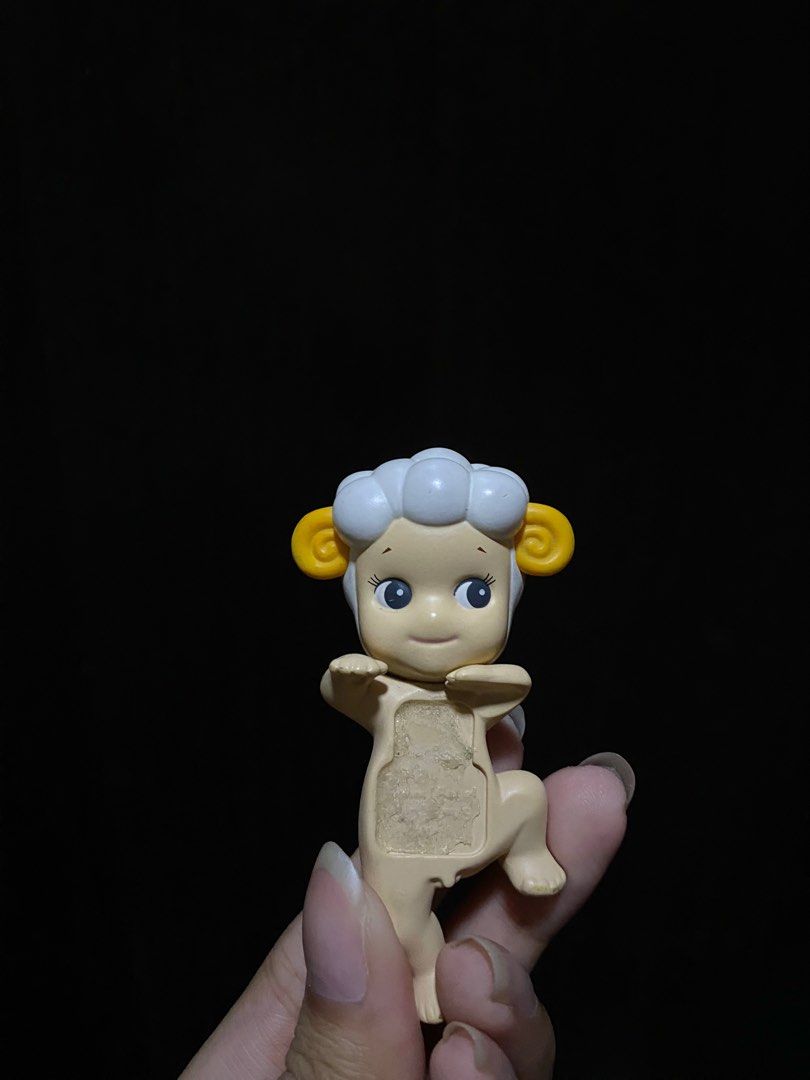 Sonny Angel Sheep Hipper (Surg) (Category: Designer & Blind Box Toys) located in Paranaque City. Submitted by d_clutterss (Listing ID 1349852652, Image 2). Description: - repainted a few parts of the head (w acrylic paint) - has a small paint chip on the feet - not visible discoloration on the 🍑 - can provide new adhesive - with bnf from another sonny series - can also trade feel free to drop offers.