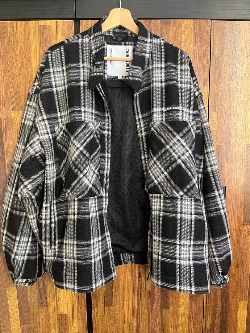 TIGHTBOOTH】- PLAID FLANNEL JKT