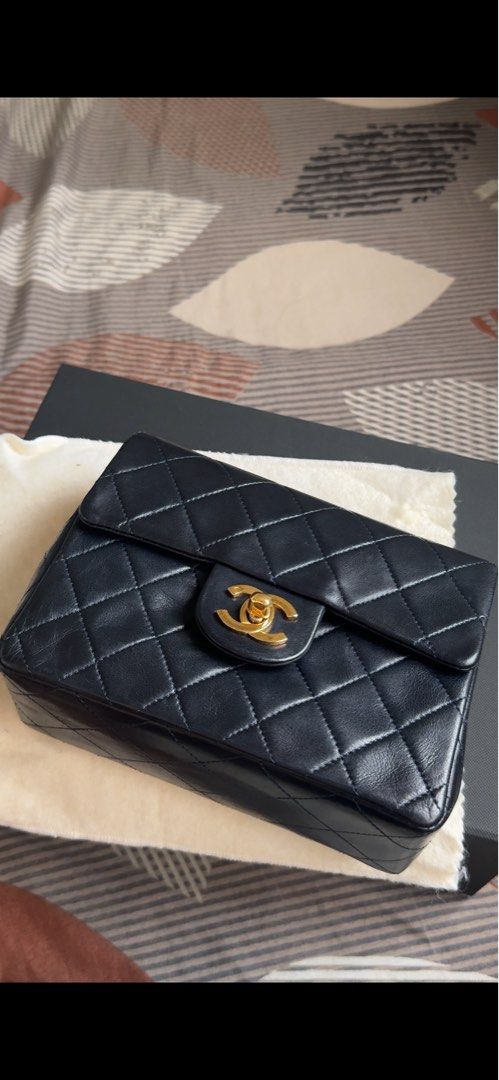 vintage chanel mini square (Category: Luxury Bags & Wallets) located in Manila. Submitted by xxs.diary (Listing ID 1349881981, Image 2). Description: interest check! not 100% planning to sell at the moment but might do so if price is right! 💕.