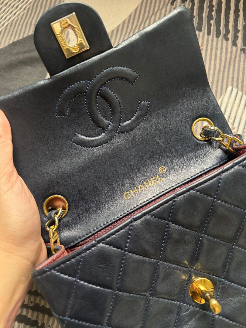 vintage chanel mini square (Category: Luxury Bags & Wallets) located in Manila. Submitted by xxs.diary (Listing ID 1349881981, Image 3). Description: interest check! not 100% planning to sell at the moment but might do so if price is right! 💕.