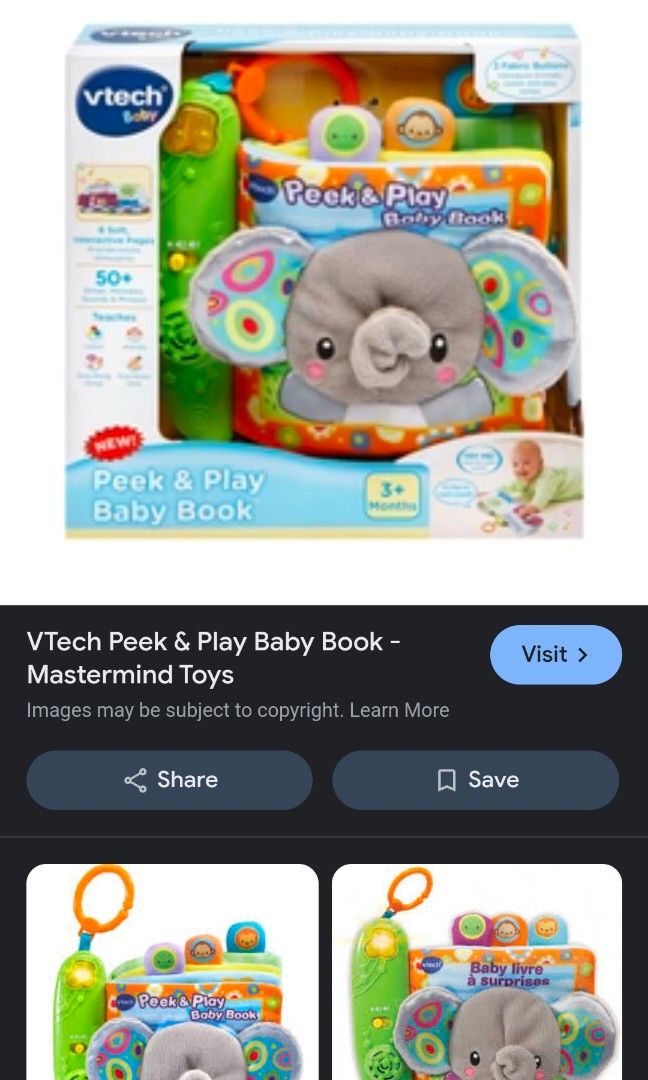 VTech baby toy (Category: Infant Playtime) located in Cavite. Submitted by dimple082 (Listing ID 1349869509, Image 1). Description: light sounds working.