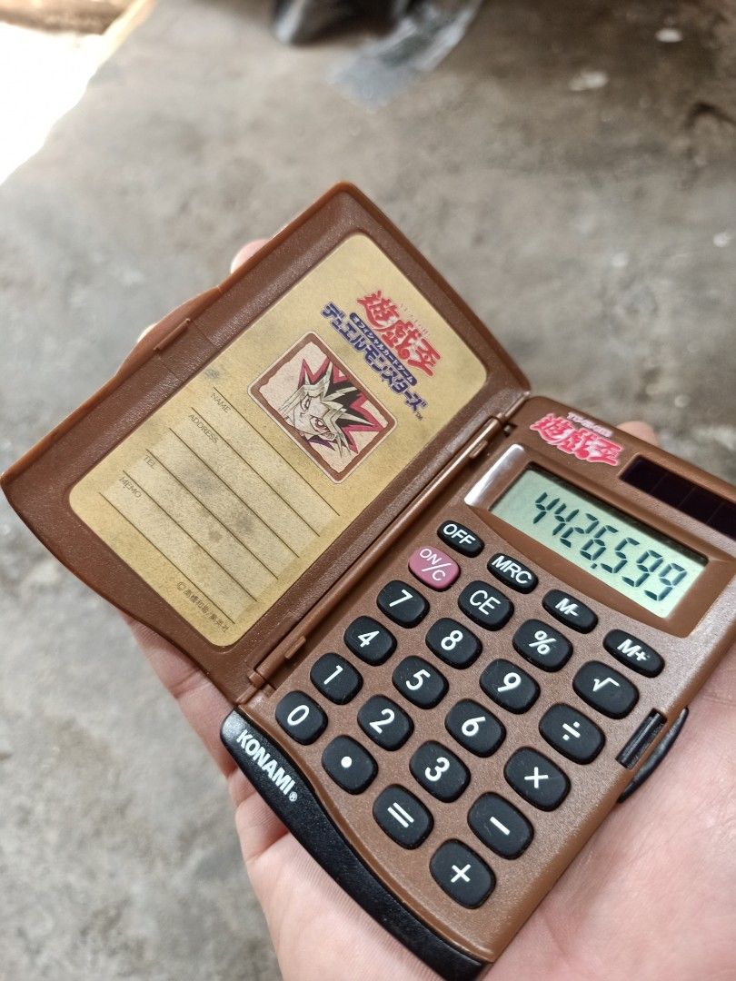 Yu-Gi-oh Vintage Calculator (working) 450 (Category: Office & Business Technology) located in Manila. Submitted by jo_daph (Listing ID 1349887228, Image 1). Description: Yu-Gi-oh Vintage Calculator (working) 450.